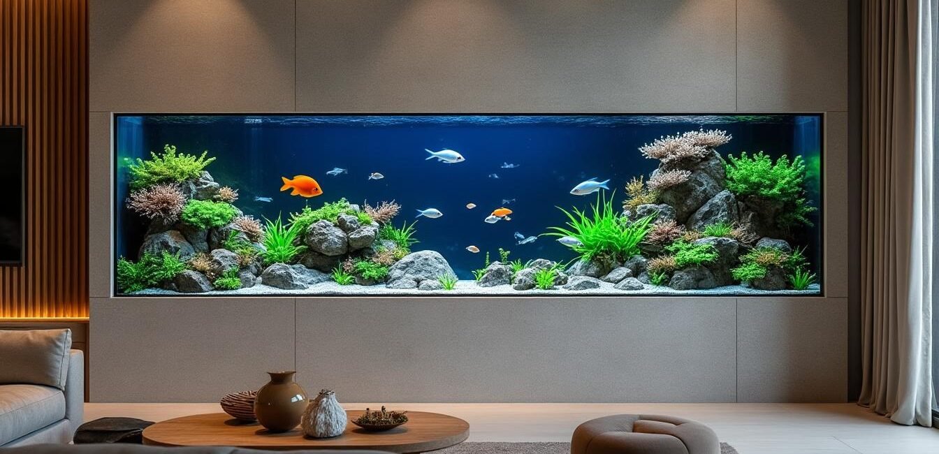 découvrez notre guide complet sur les aquariums muraux et encastrés : contraintes, prix, et faisabilité pour bien choisir votre installation.