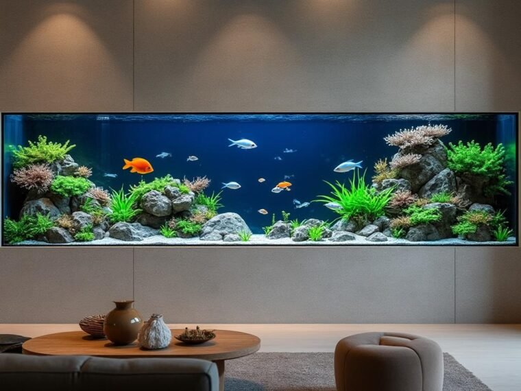 découvrez notre guide complet sur les aquariums muraux et encastrés : contraintes, prix, et faisabilité pour bien choisir votre installation.